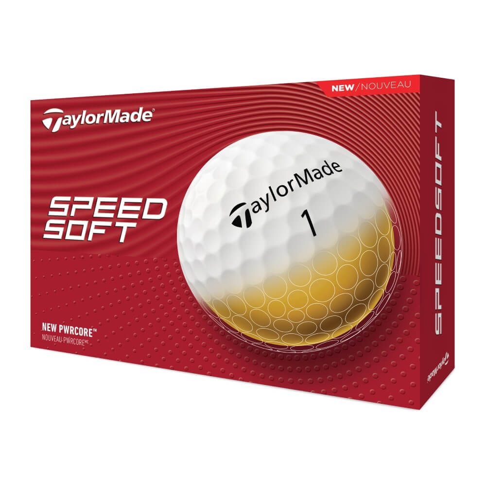 TaylorMade SpeedSoft Golfball Hvit