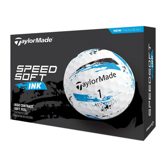 TaylorMade SpeedSoft Ink Golfball Blå