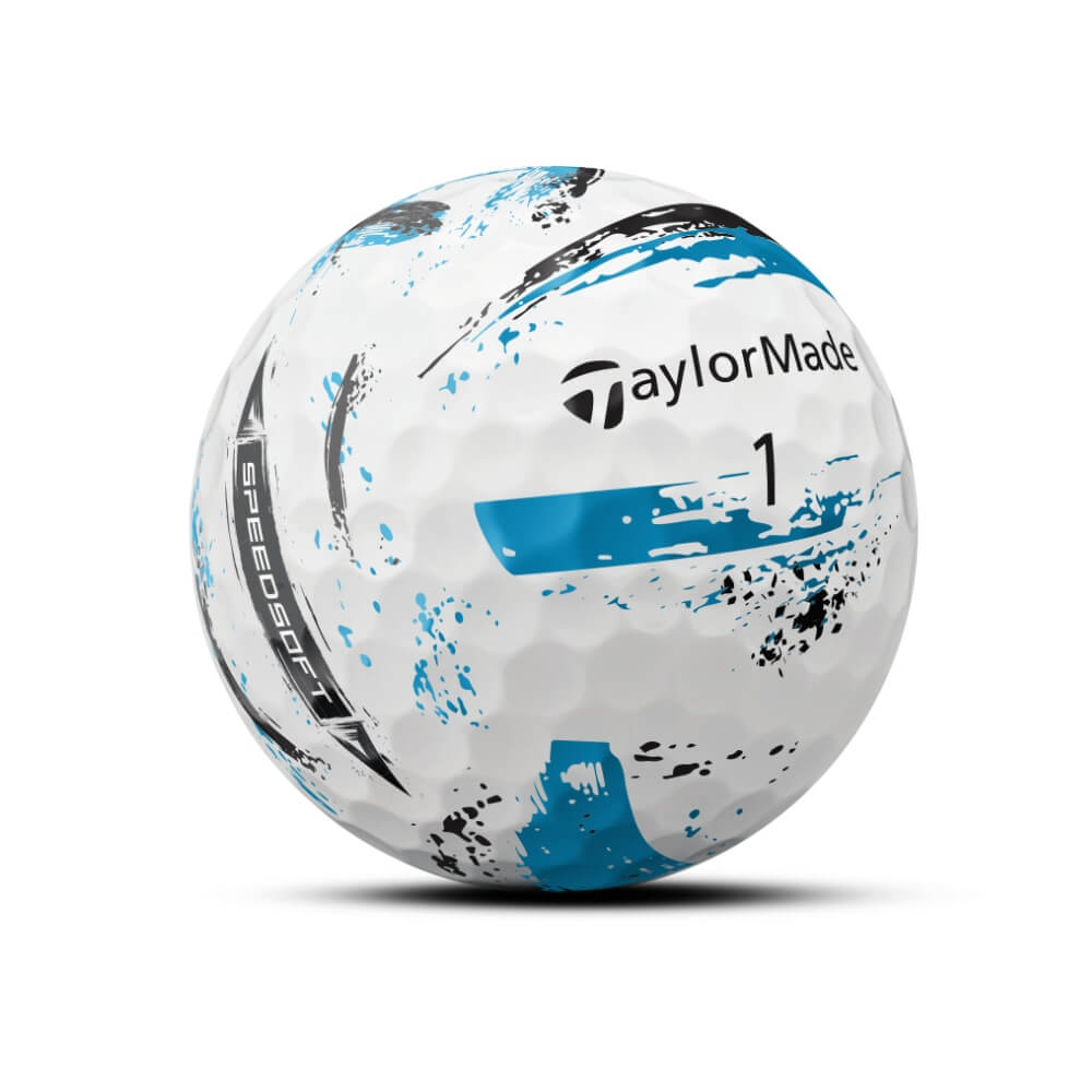TaylorMade SpeedSoft Ink Golfball Blå