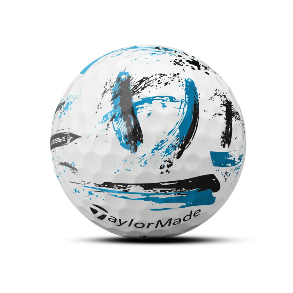 TaylorMade SpeedSoft Ink Golfball Blå