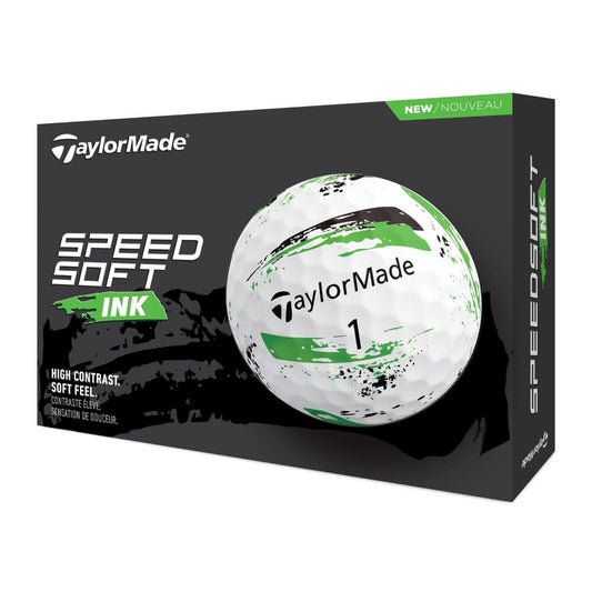 TaylorMade SpeedSoft Ink Golfball Grønn