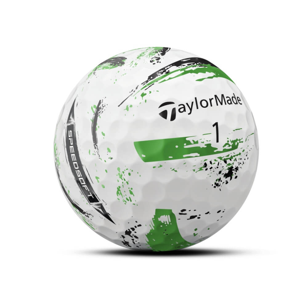 TaylorMade SpeedSoft Ink Golfball Grønn