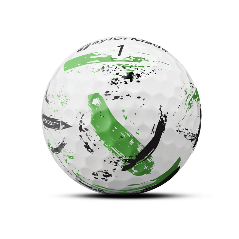 TaylorMade SpeedSoft Ink Golfball Grønn