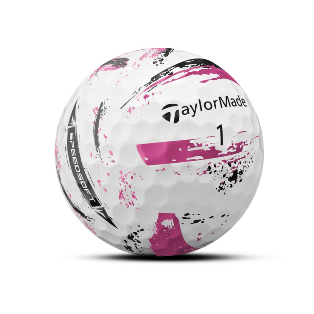 TaylorMade SpeedSoft Ink Golfball Rosa