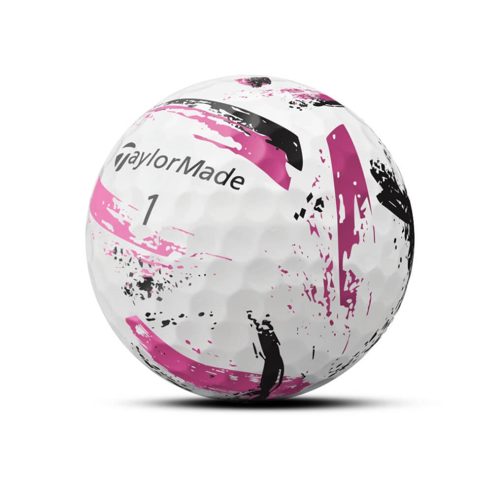 TaylorMade SpeedSoft Ink Golfball Rosa