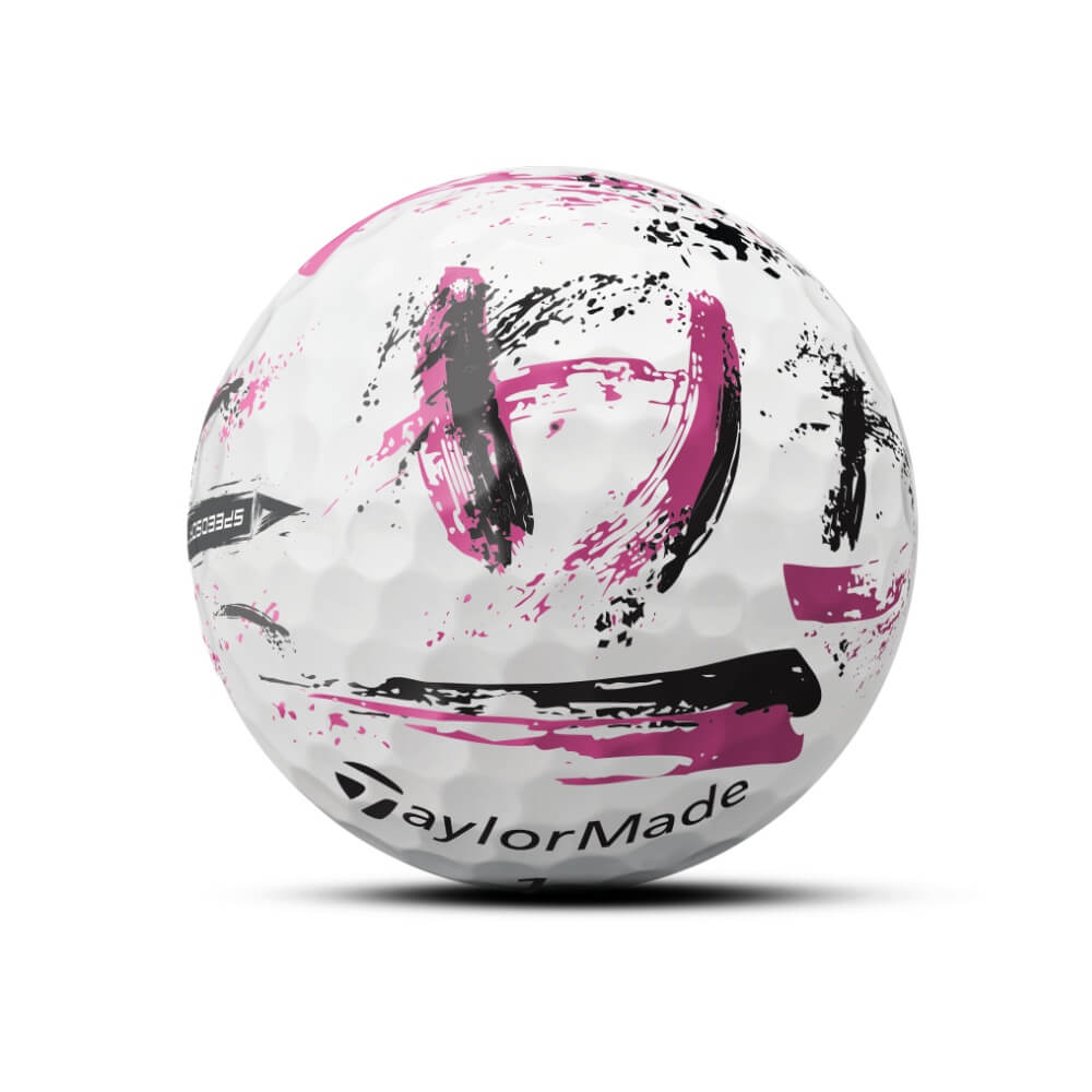 TaylorMade SpeedSoft Ink Golfball Rosa