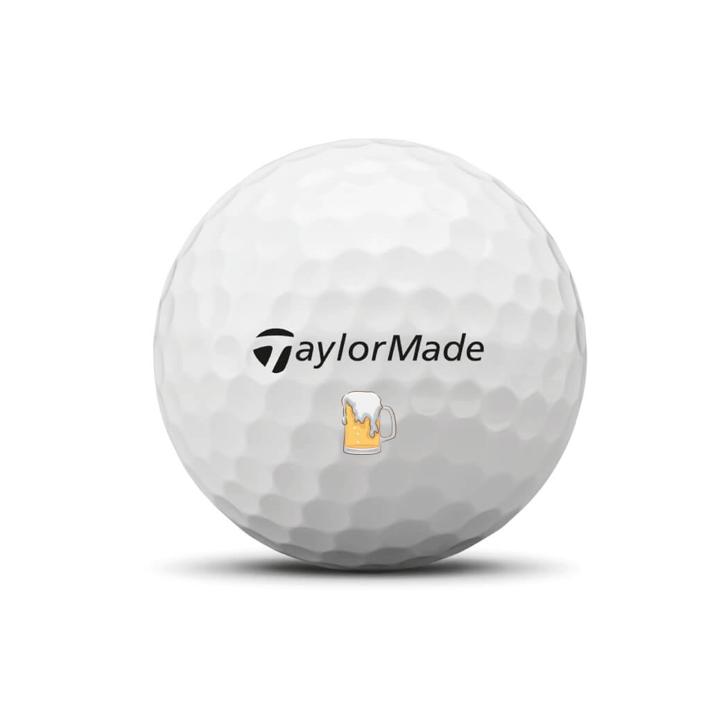 TaylorMade TP5 Beer Golfball Hvit