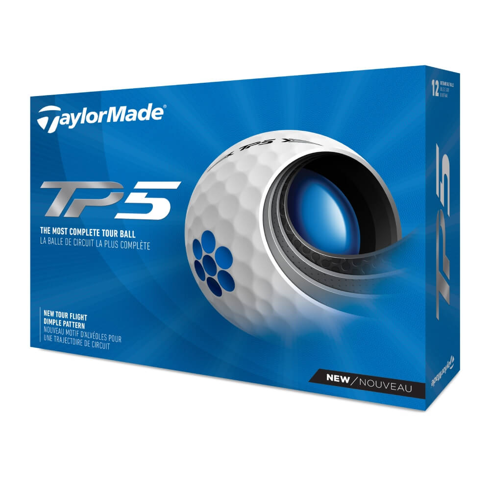 TaylorMade TP5 Golfball Hvit