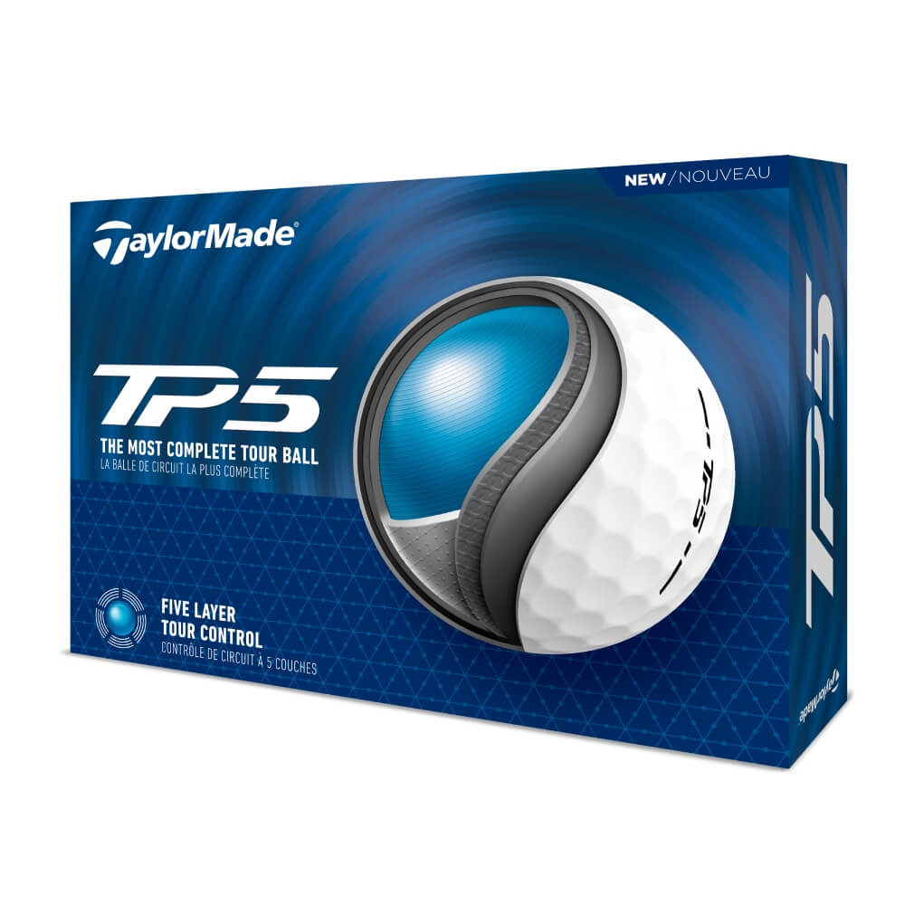 TaylorMade TP5 Golfball Hvit