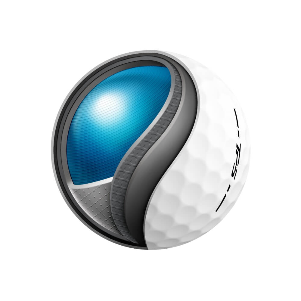 TaylorMade TP5 Golfball Hvit