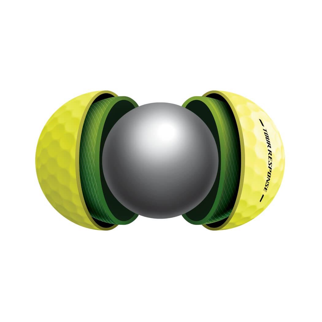 TaylorMade Tour Response Golfball Gul