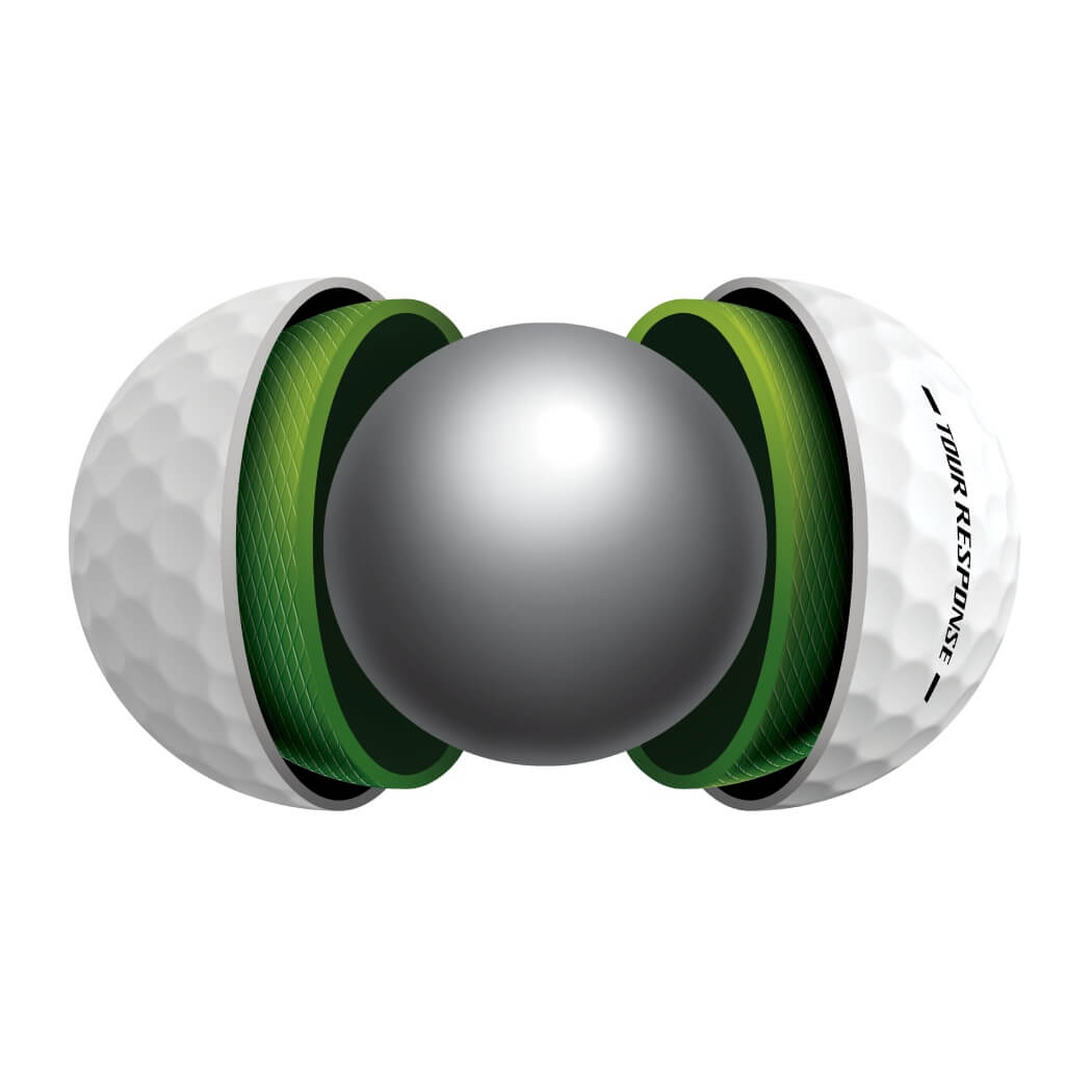 TaylorMade Tour Response Golfball Hvit