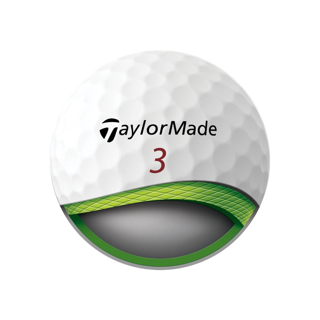 TaylorMade Tour Response Golfball Hvit