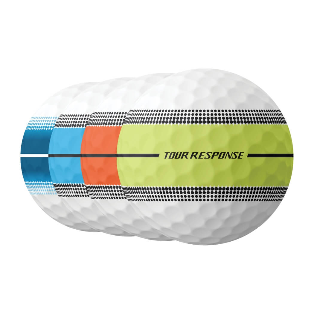 TayorMade Tour Response Stripe Golfball Multi