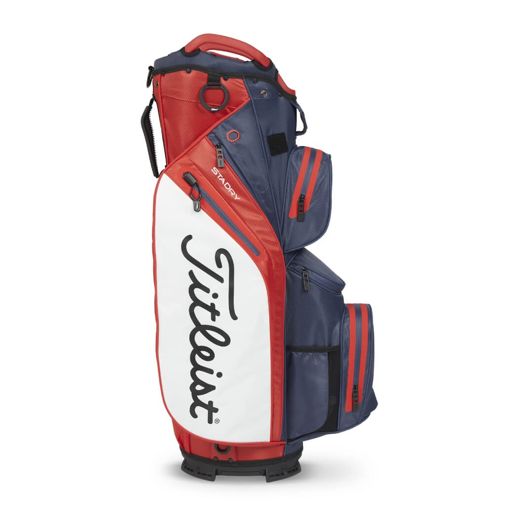 Titleist Cart 14 StaDry Trallebag Navy/Rød/Hvit
