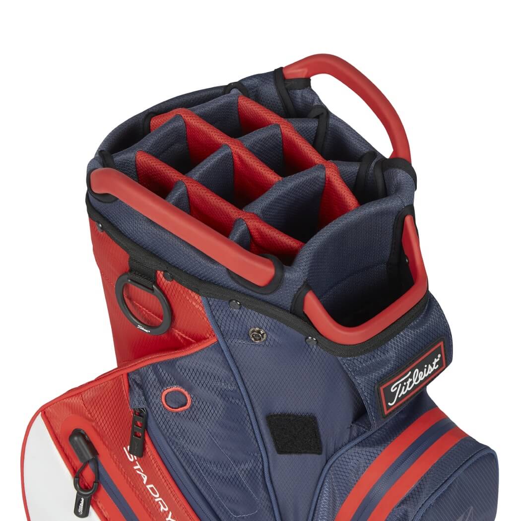 Titleist Cart 14 StaDry Trallebag Navy/Rød/Hvit