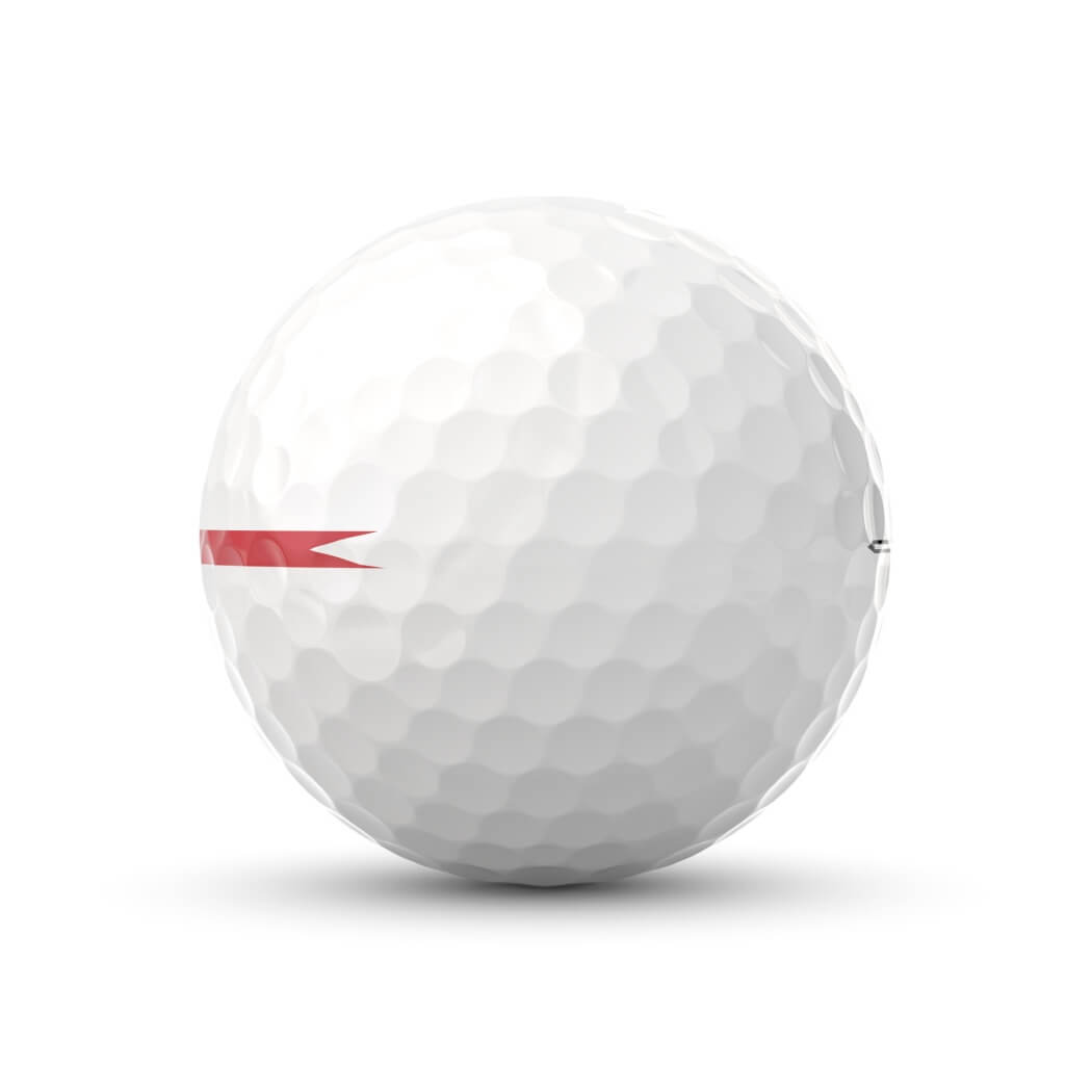 Titleist Pro V1 Performance Alignment Golfball Rød