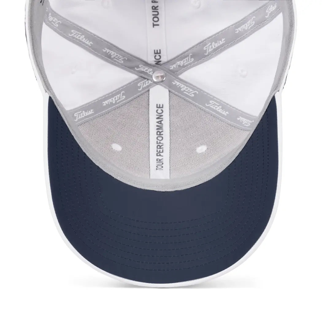 Titleist Tour Performance Caps Hvit/Navy/Rød