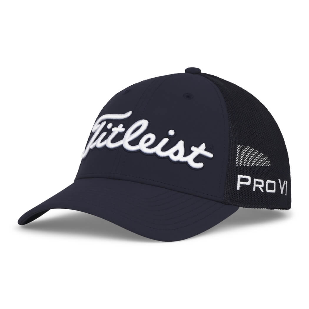 Titleist Tour Performance Mesh Caps Navy/Hvit