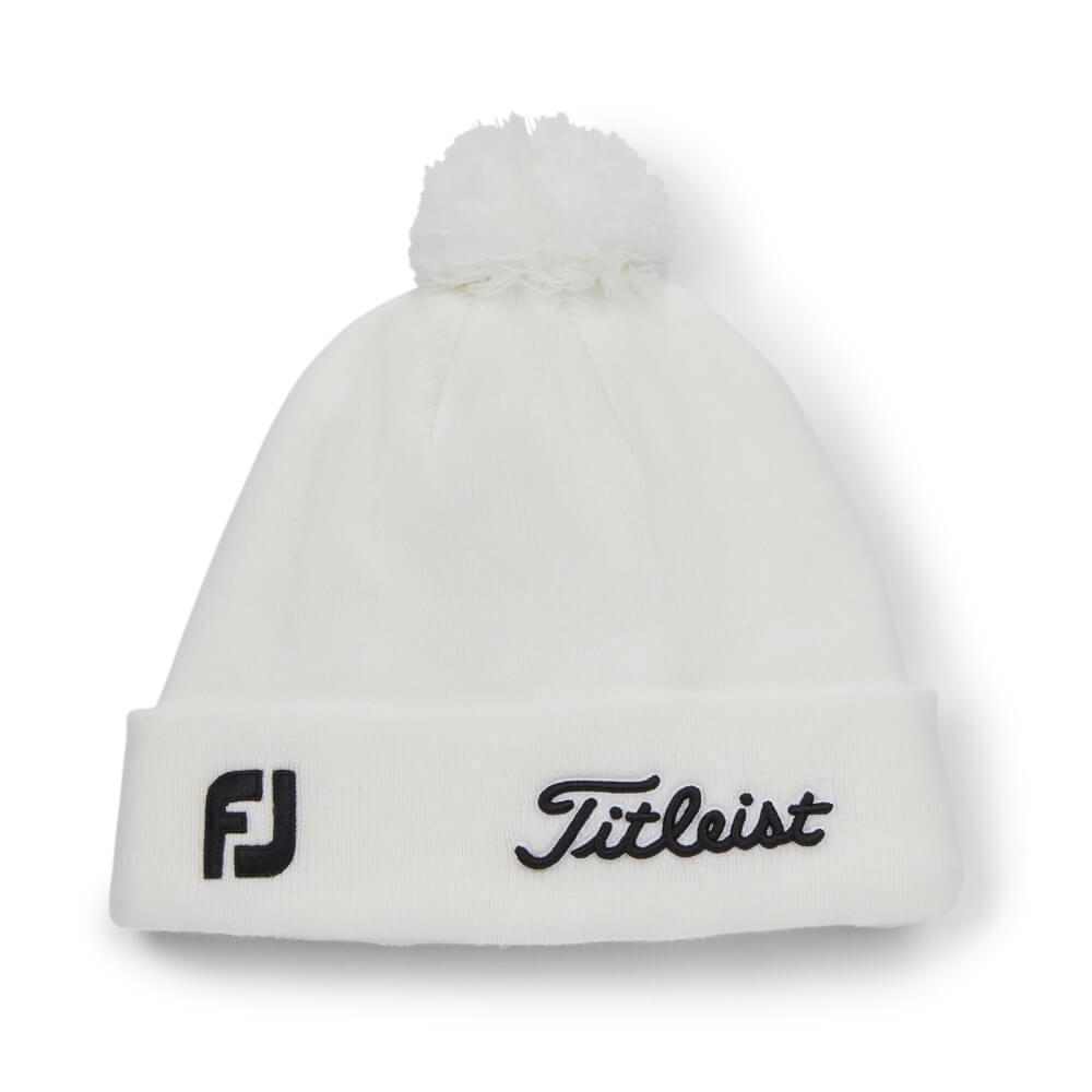 Titleist Tour Pom Beanie Hvit