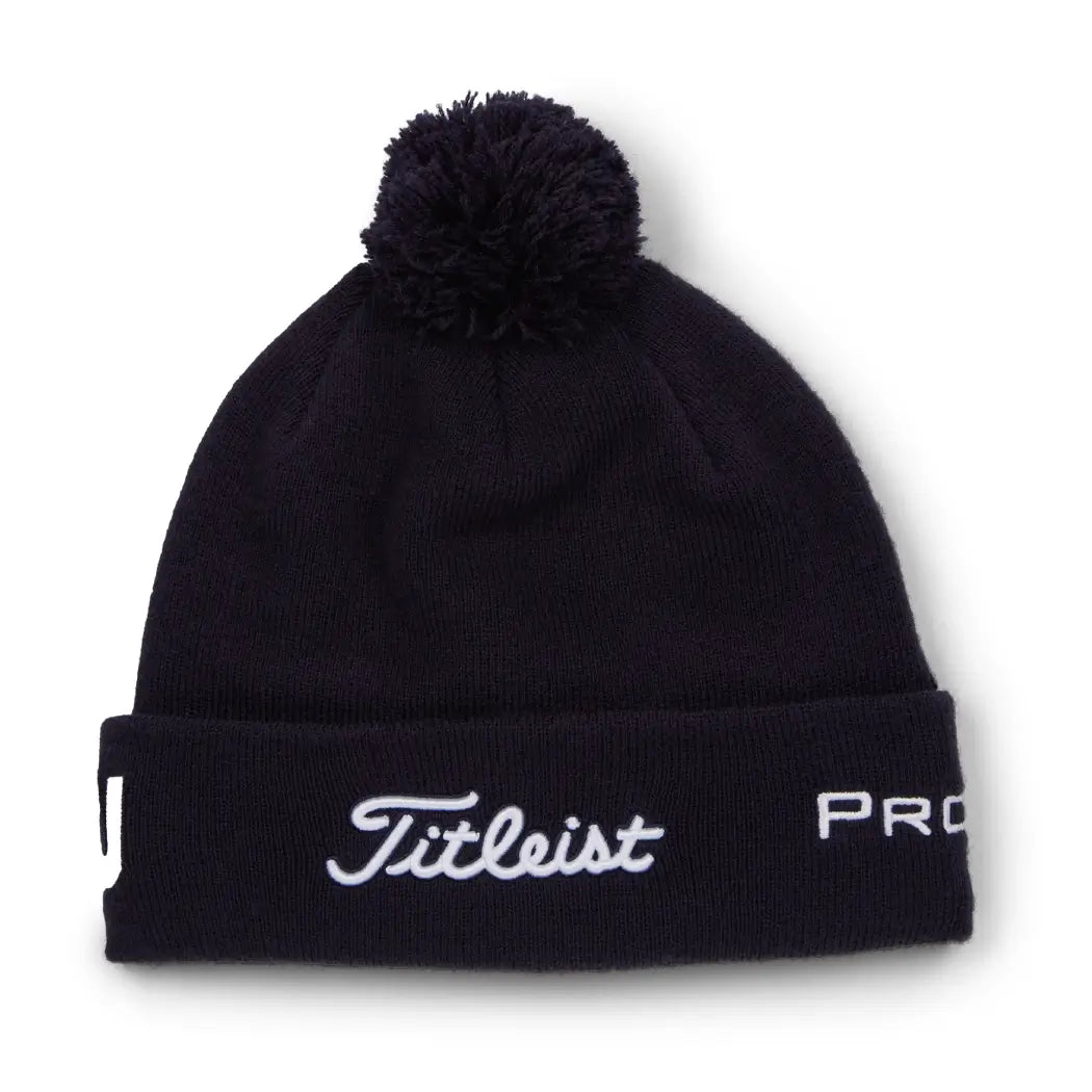 Titleist Tour Pom Beanie Navy