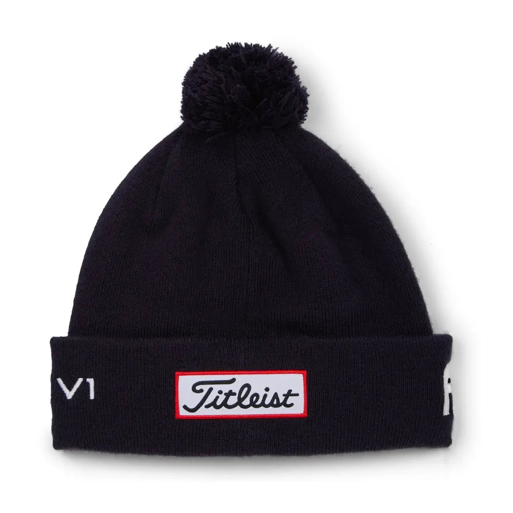 Titleist Tour Pom Beanie Navy