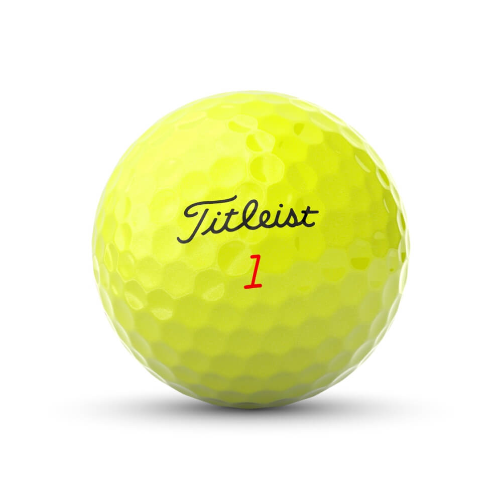 Titleist TruFeel Golfball Gul