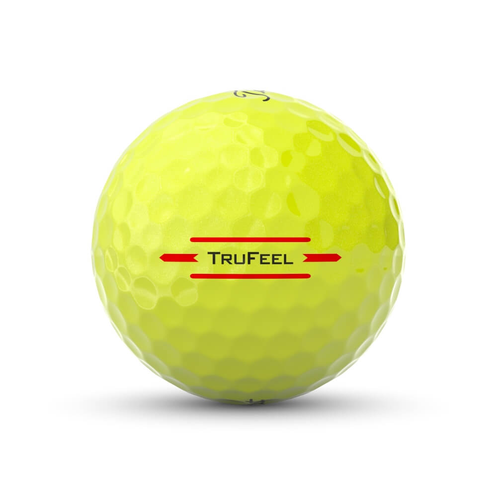 Titleist TruFeel Golfball Gul