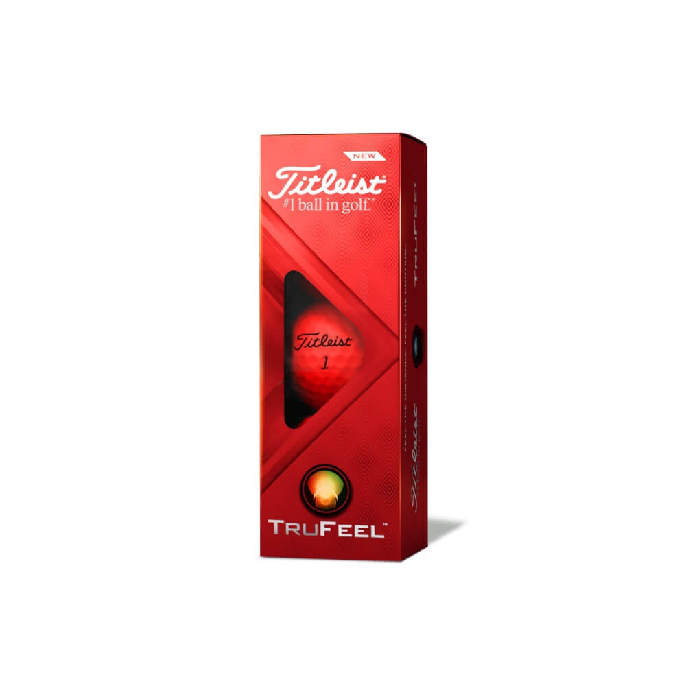 Titleist TruFeel Golfball Rød