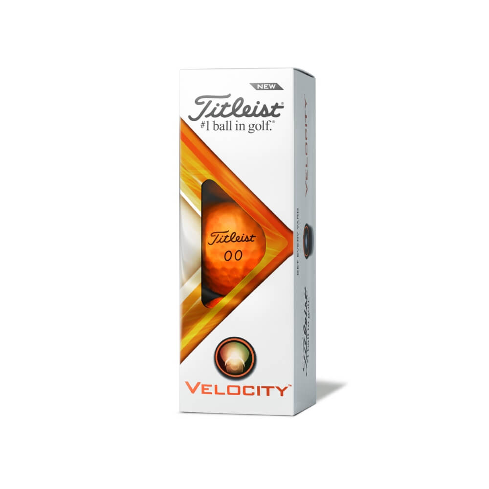 Titleist Velocity Golfball Orange