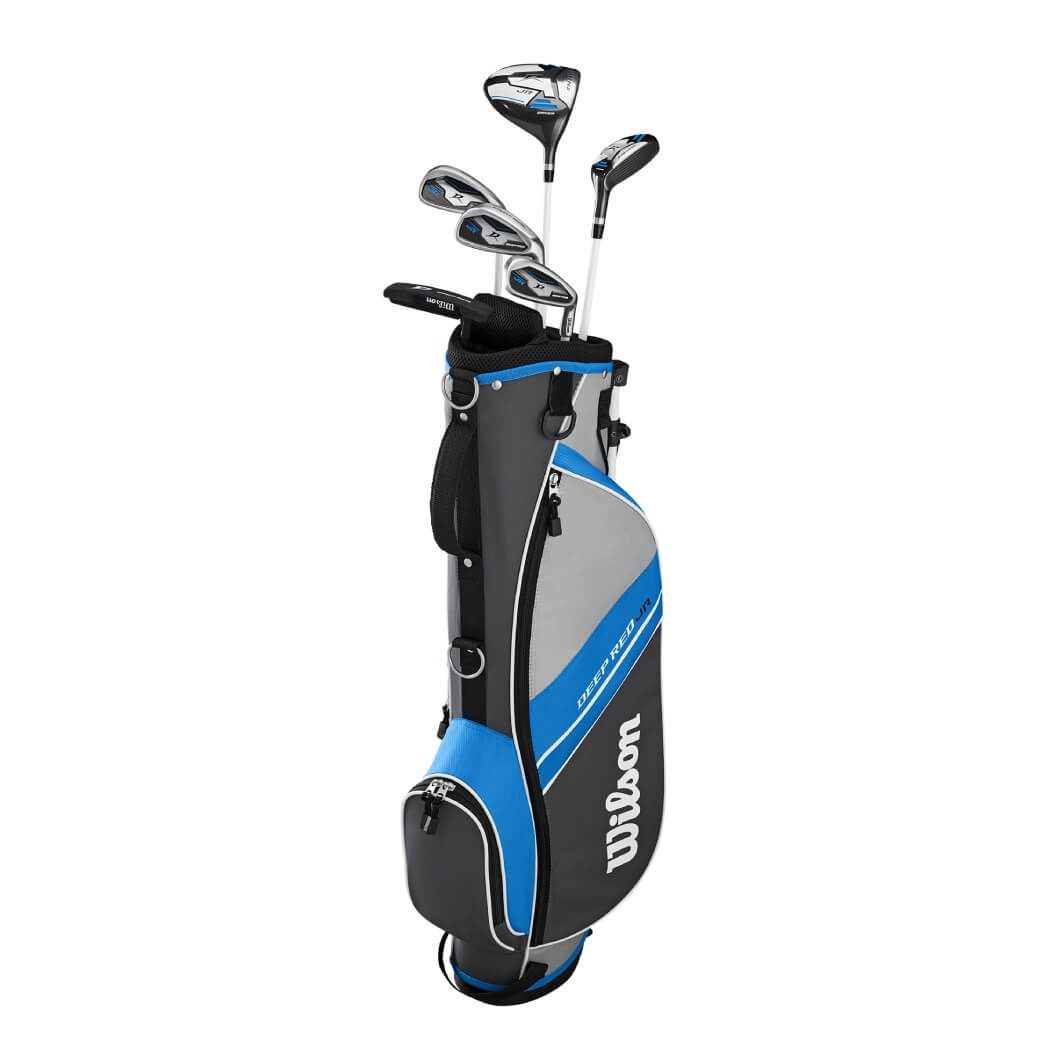 Wilson Deep Red Junior Golfsett Gutt Grå/Blå