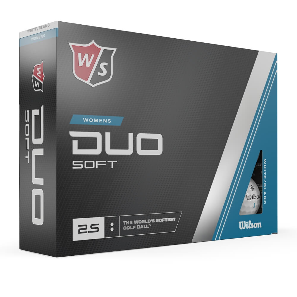 Wilson Duo Soft Golfball Dame Hvit