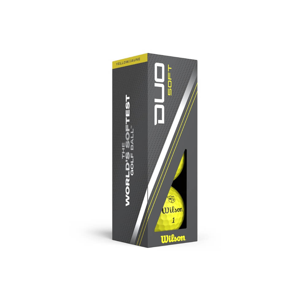 Wilson Duo Soft Golfball Gul