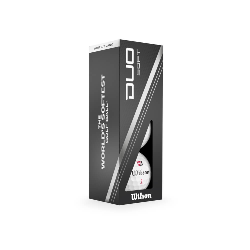 Wilson Duo Soft Golfball Hvit