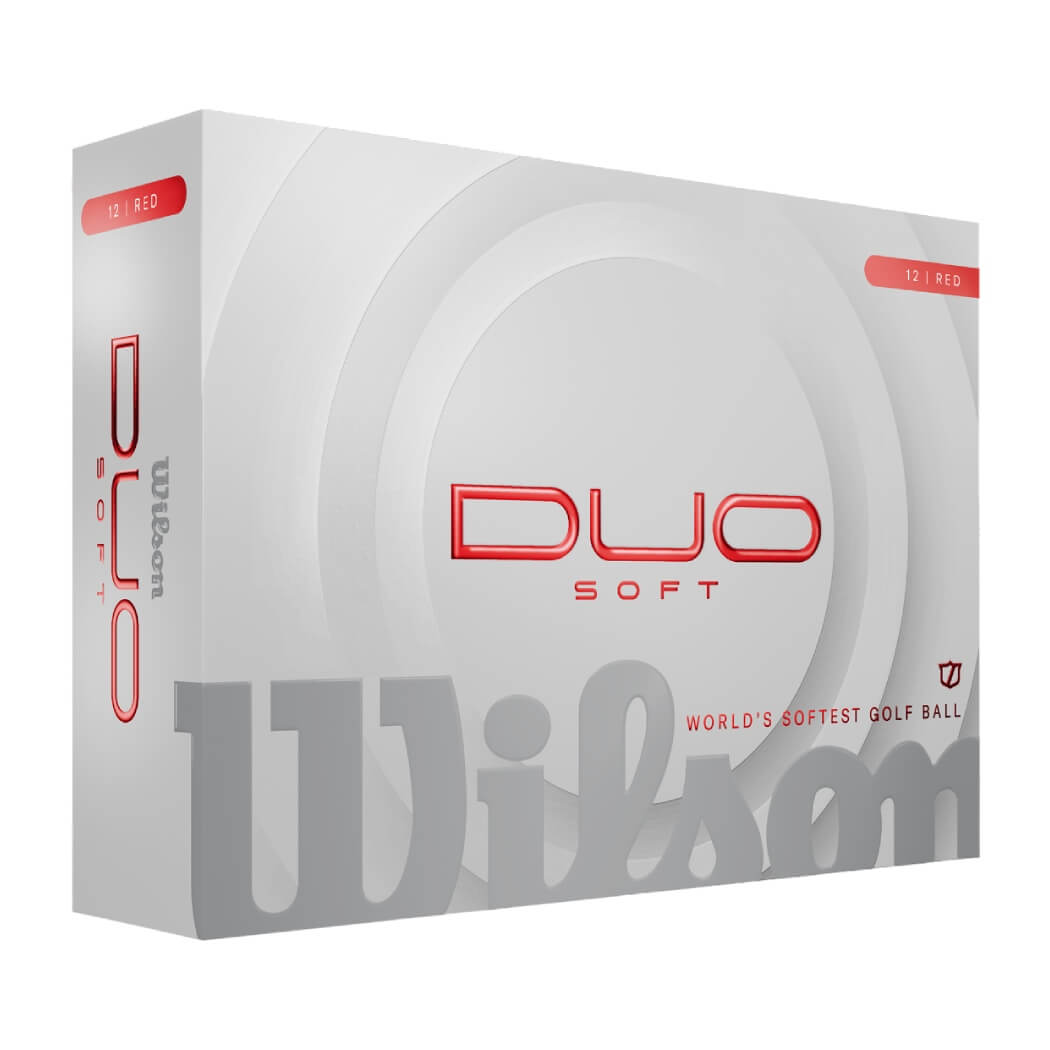 Wilson Duo Soft Golfball Rød