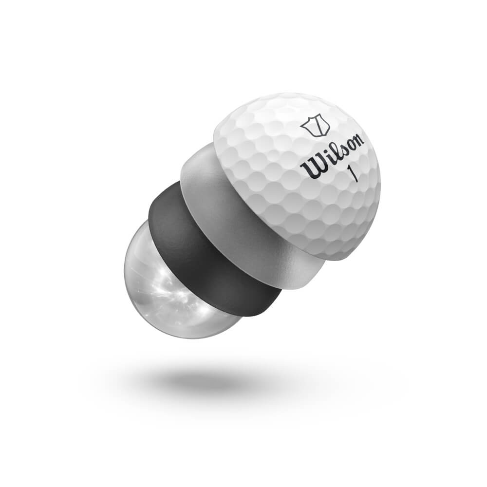 Wilson Staff Model Golfball Hvit