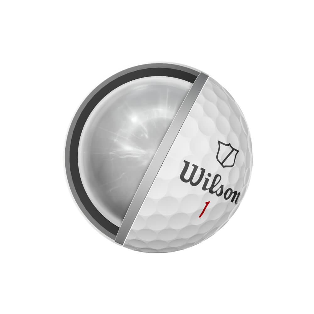 Wilson Staff Model X Golfball Hvit