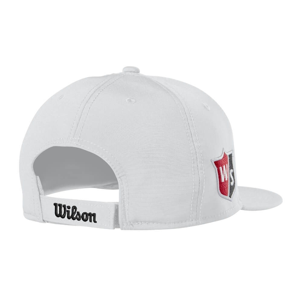Wilson Tour Flat Brim Caps Hvit