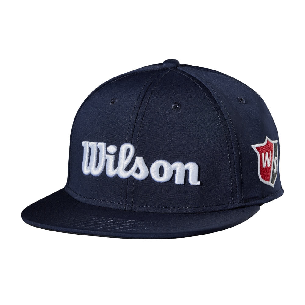Wilson Tour Flat Brim Caps Navy