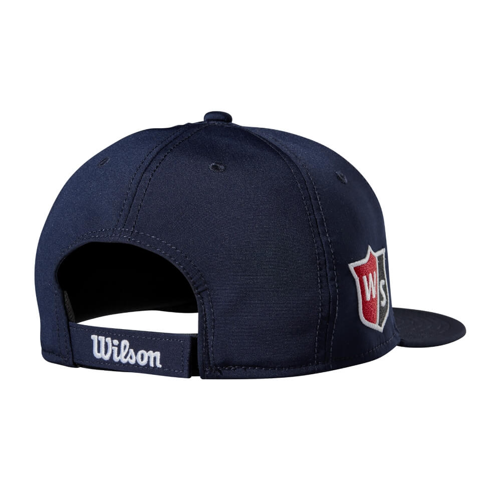 Wilson Tour Flat Brim Caps Navy