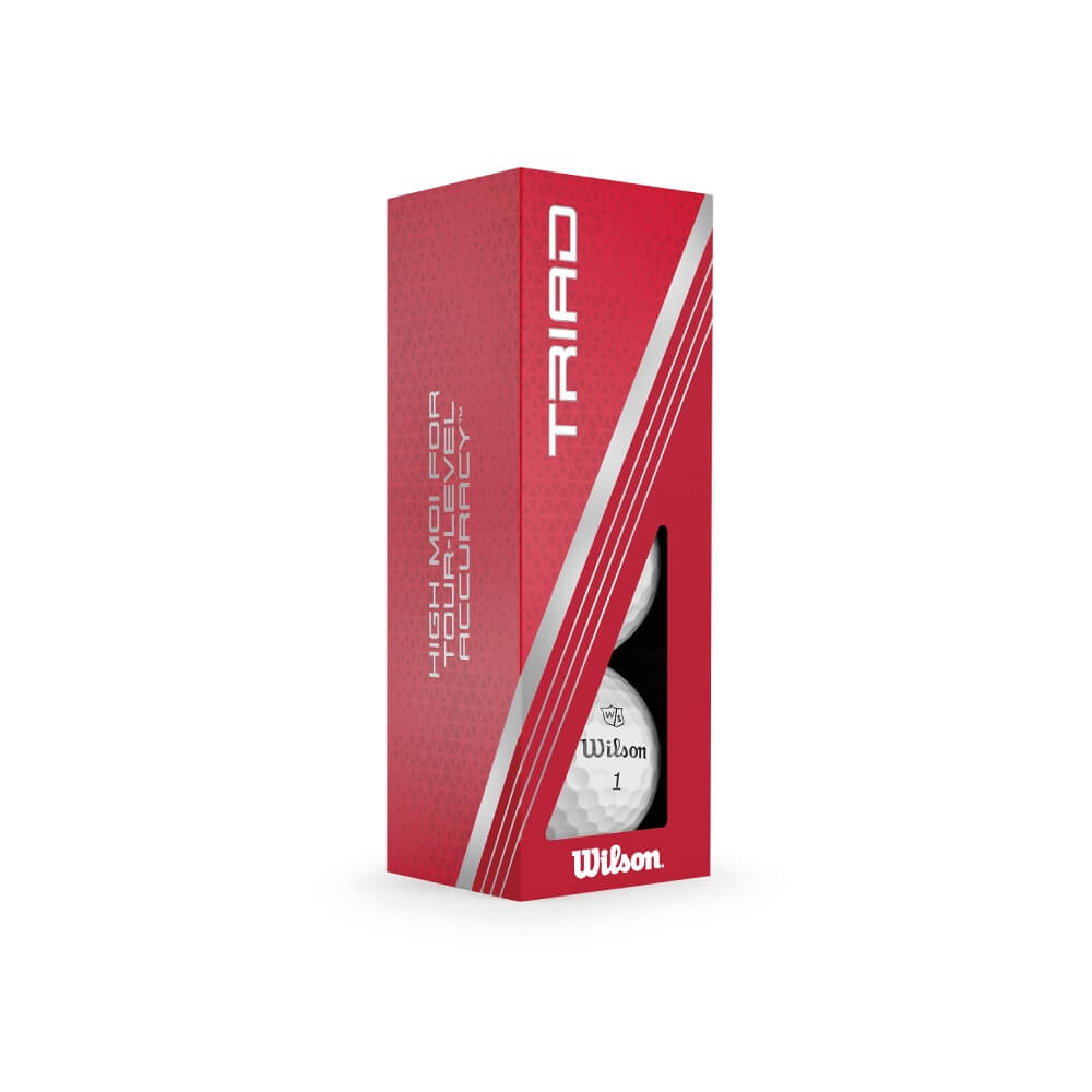 Wilson Triad Golfball Hvit