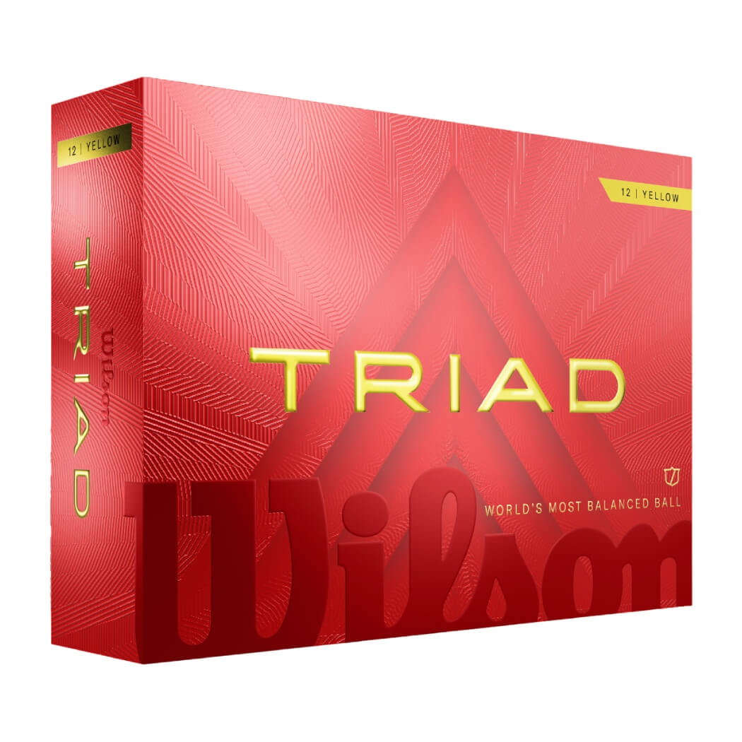 Wilson Triad Golfball Gul
