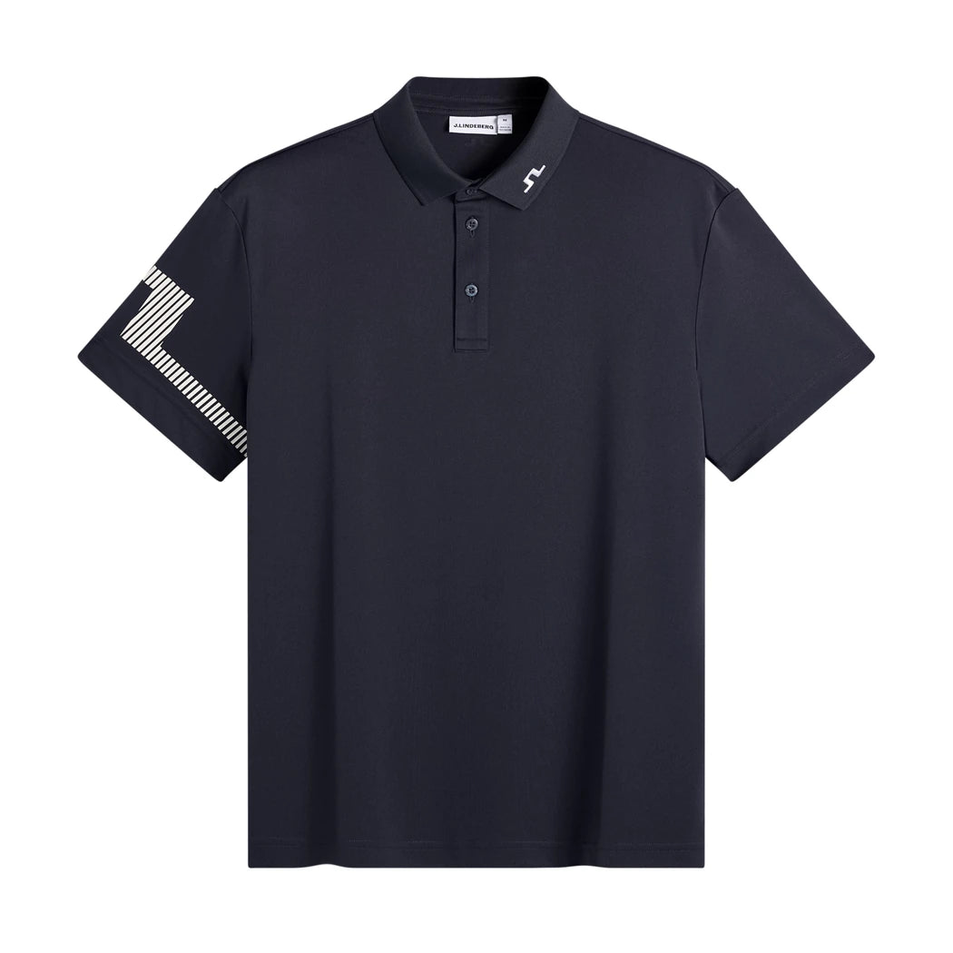 J.Lindeberg Heath Pique Herre Navy