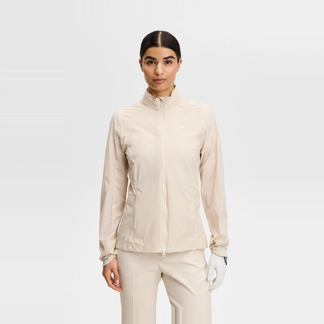 J.Lindeberg Thorine Wind Packable Jakke Dame Moonbeam