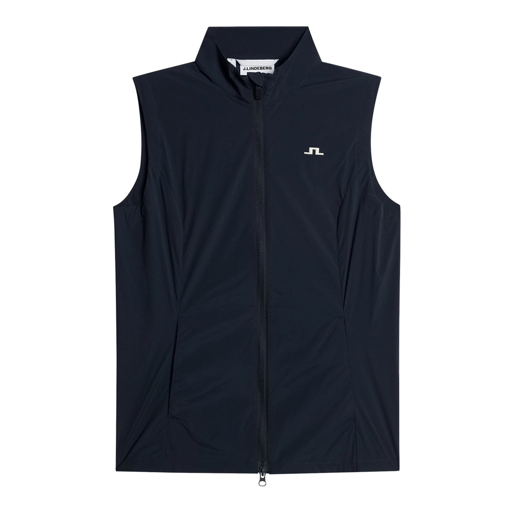 J.Lindeberg Thorine Wind Packable Vest Dame Navy