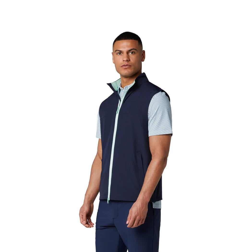 Original Penguin Heritage Lightweight Packable Vest Herre Navy/Grønn