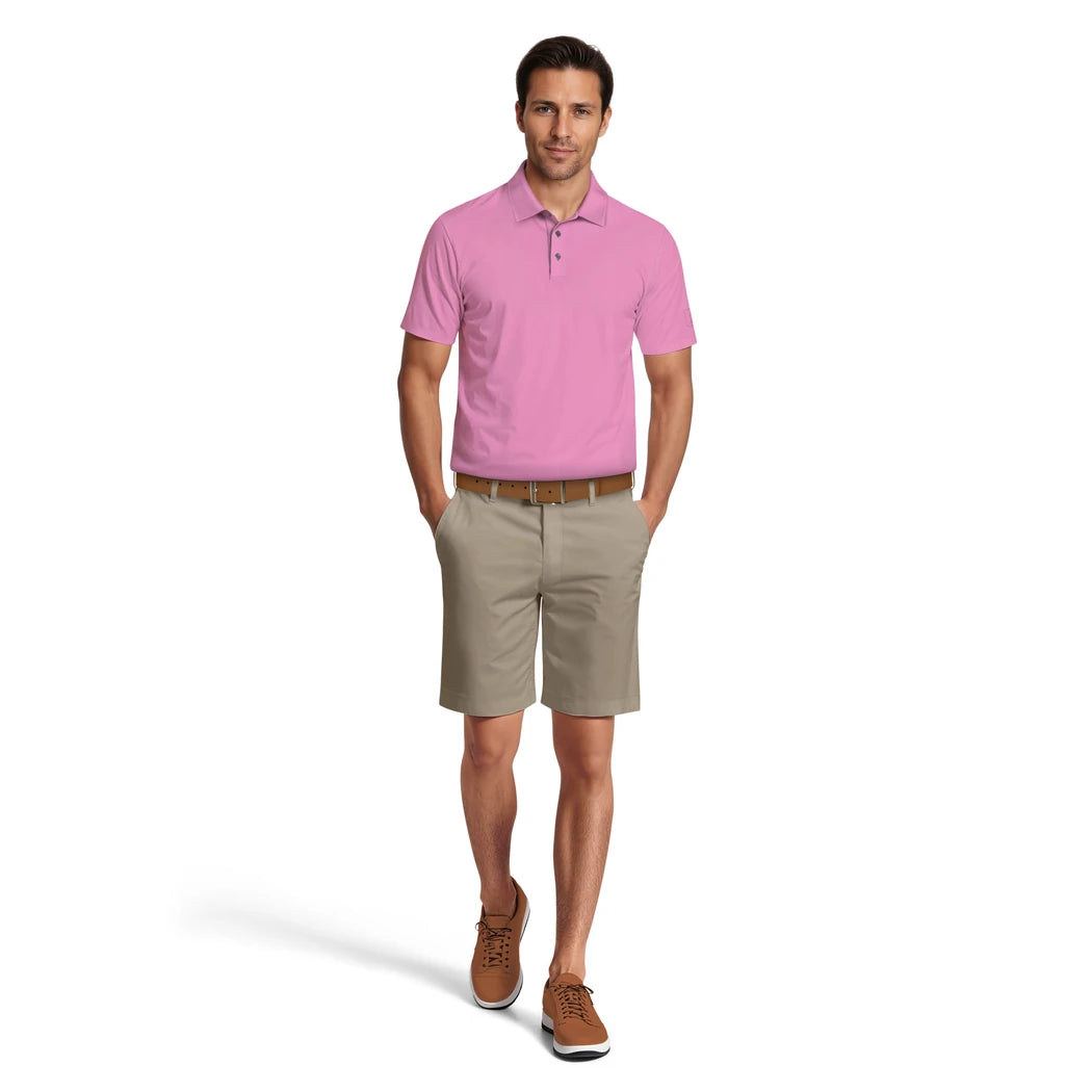 PGA Tour Airflux Solid Performance Pique Herre Lilla