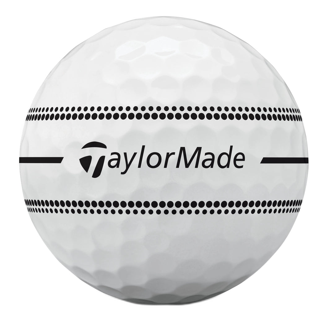 TaylorMade TP5 Stripe Golfball Hvit