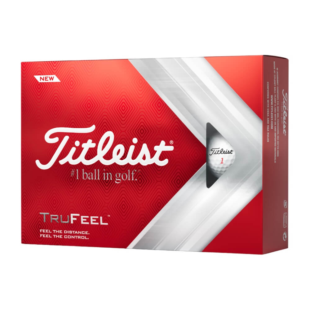 Titleist TruFeel Golfball Hvit