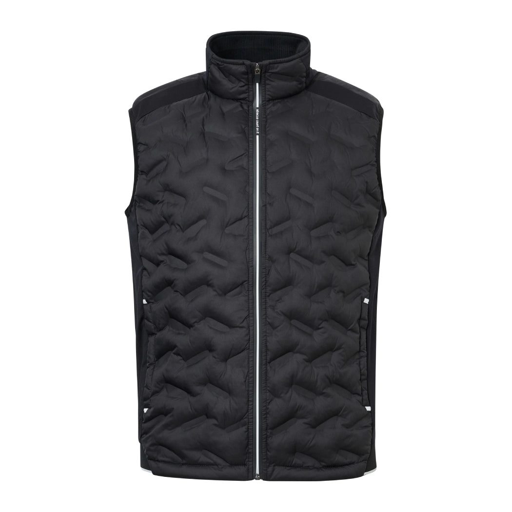 Abacus Portrush Hybrid Vest Herre Sort